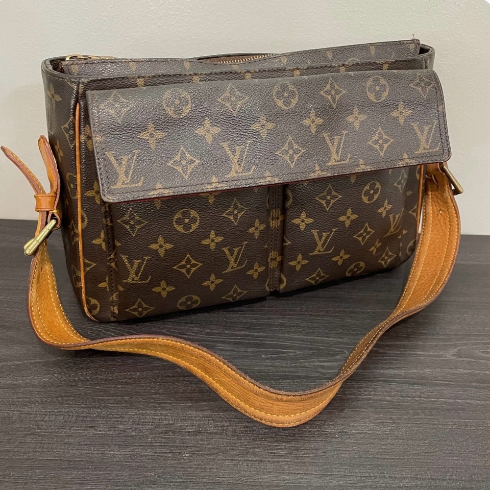 Louis Vuitton Brown Monogram Messenger Bag